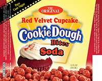 Cookie Dough Bites Red Velvet Cupcake Soda